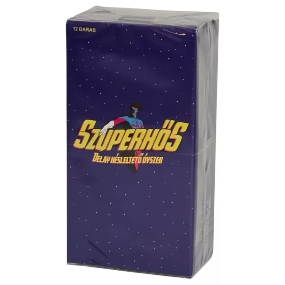 Superhrdina - kondom s prodlouženým účinkem (12 ks)