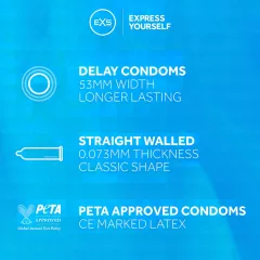 EXS Delay - latexový kondom (144 ks)