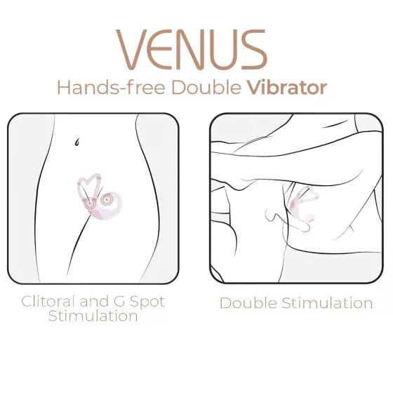 Adrien Lastic Venus - vibrátor na G-bod a klitoris - růžový