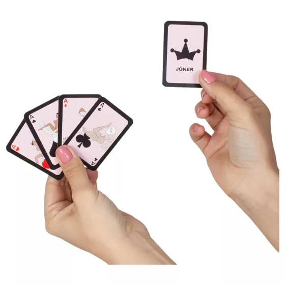 Secret Play Pocket Kamasutra - balíček karet se sexuálními polohami (54 karet)