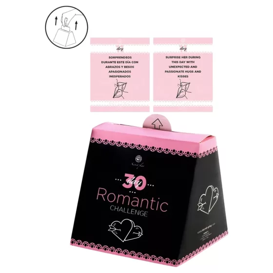 Secret Play 30denní romantická výzva - karetní hra romantické výzvy (anglicky, španělsky)