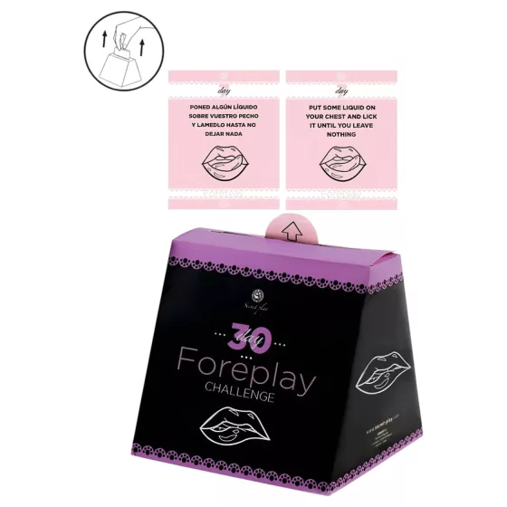 Secret Play 30denní předehrová výzva - karetní hra s výzvami k předehře (anglicky, španělsky)