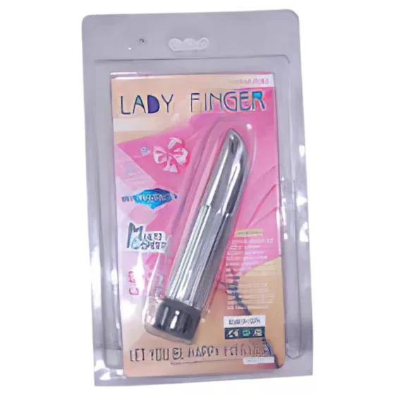 Baile - vibrátor Lady Finger - stříbrný