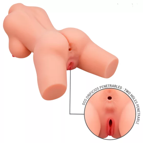 Intense Deep Touch Jesse - realistický torzo masturbátor - přírodní barva