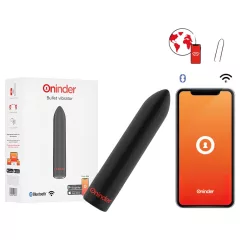 Oninder - Vibrátor ovládaný aplikací (černý)