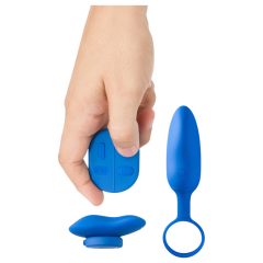   Platanomelón Mobi - akumulátorová, rádiová sada vibrátorů - 2 díly (modrá)