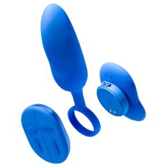   Platanomelón Mobi - akumulátorová, rádiová sada vibrátorů - 2 díly (modrá)