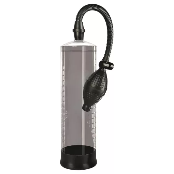 Boost PSX04 - ruční vakuová pumpa na penis s měřítkem (průhledná) - 22 cm