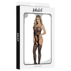 Adalet Lilly - květinová síťovaná souprava - (černá)