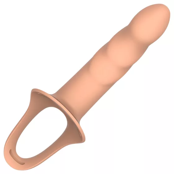 Action StrapOn S - připínací duté dildo (tělové barvy)