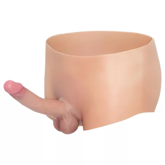 INTOYOU - připínací realistický penis - tělová barva