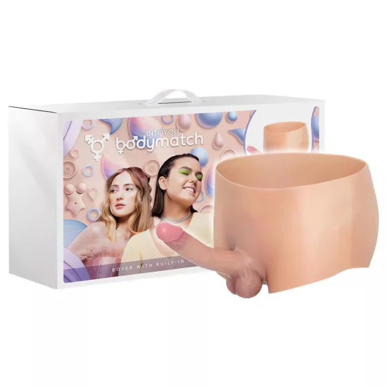 INTOYOU - připínací realistický penis - tělová barva