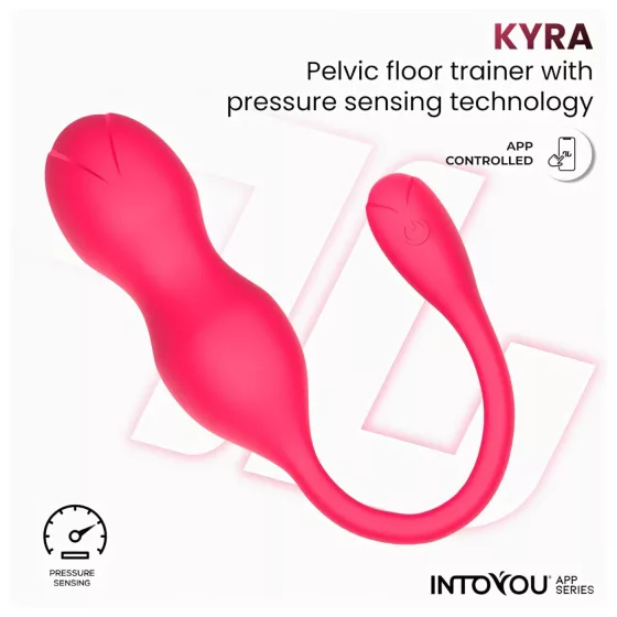 INTOYOU - kegel kuličky duo - chytré, vibrační - růžové