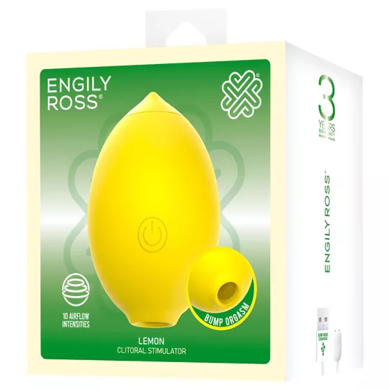 Engily Ross Lemon - vlnitý stimulátor klitorisu s citronem (žlutý)