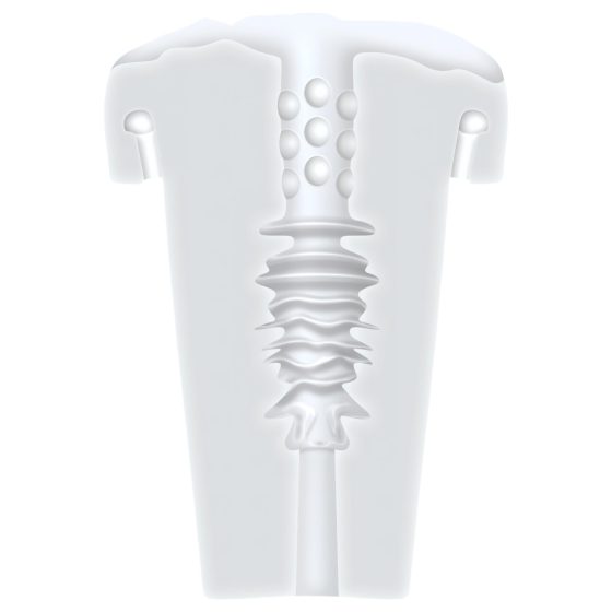 Zero Tolerance - masturbátor s vibracemi a sáním - dobíjecí - průhledný