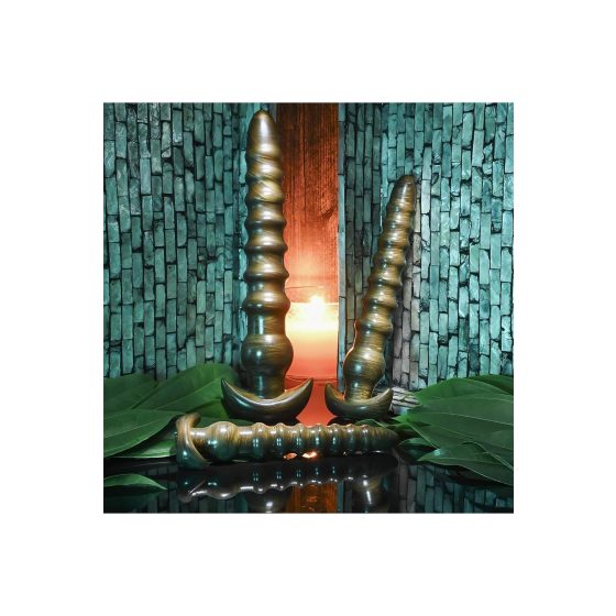 Evolved Twisted Love - anální dildo sada (dřevěný vzhled)