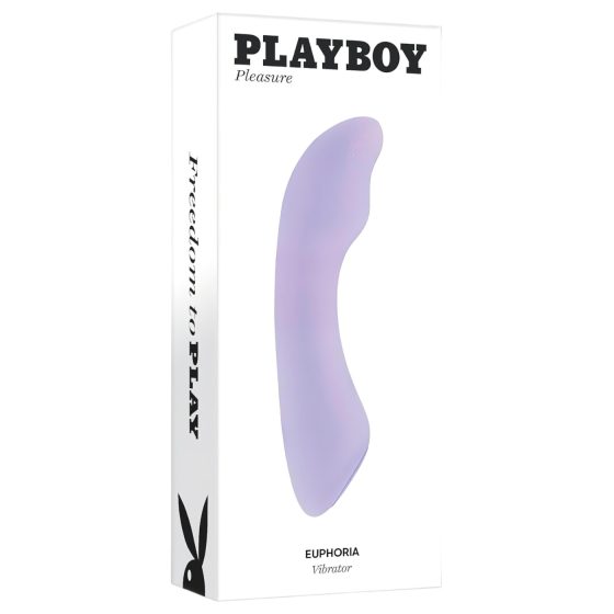/ Playboy Euphoria - dobíjecí, vodotěsný vibrátor pro bod G (fialový)