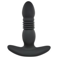   Playboy - akumulátorový, přírazový anální vibrátor (černý)