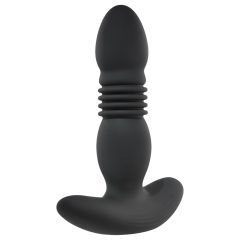   Playboy - akumulátorový, přírazový anální vibrátor (černý)