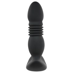   Playboy - akumulátorový, přírazový anální vibrátor (černý)
