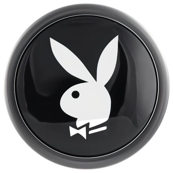 Playboy Tux - anální kolík - malý - stříbrný