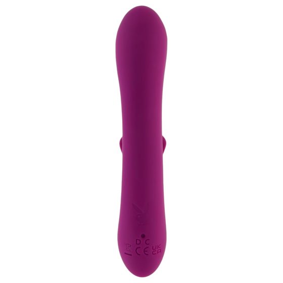 Playboy Bitty Bunny - akumulátorový vibrátor s raménkem na klitoris (růžový)