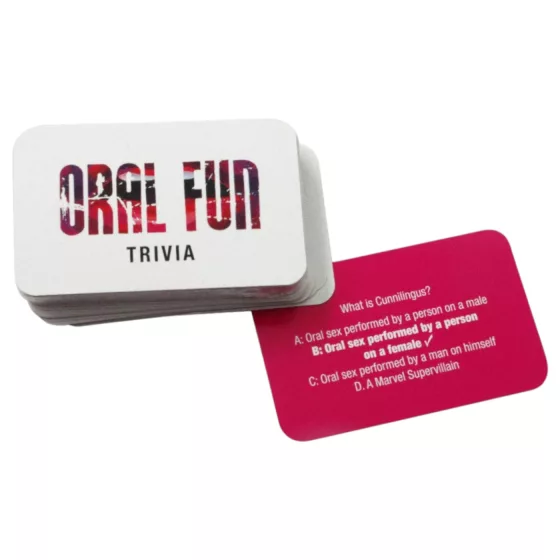 Oral Fun - erotická společenská hra pro páry (v angličtině)