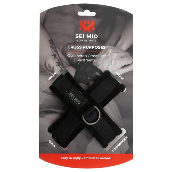 Sei Mio - Křížový pouta (černý)