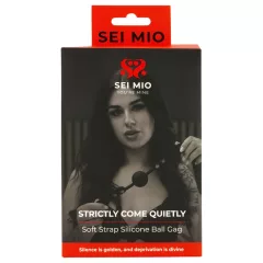 Sei Mio - kuličkový roubík - černý