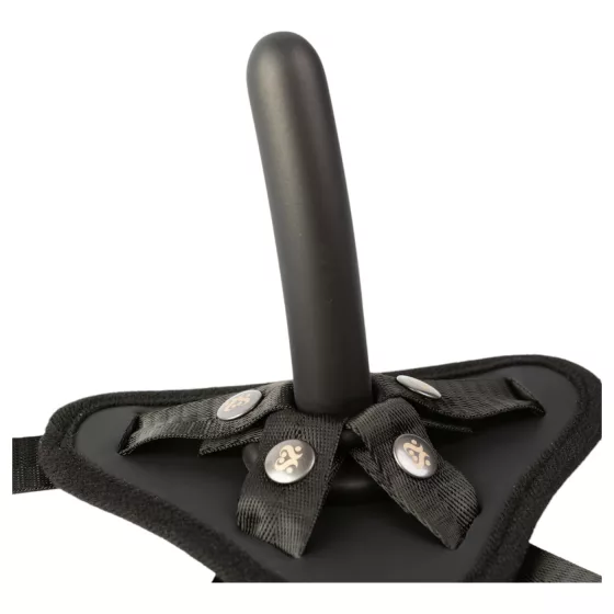 Sei Mio - připínací dildo s postrojem - 12,5 cm - černé