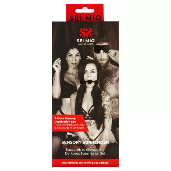 Sei Mio - BDSM sada pro pokročilé - černá