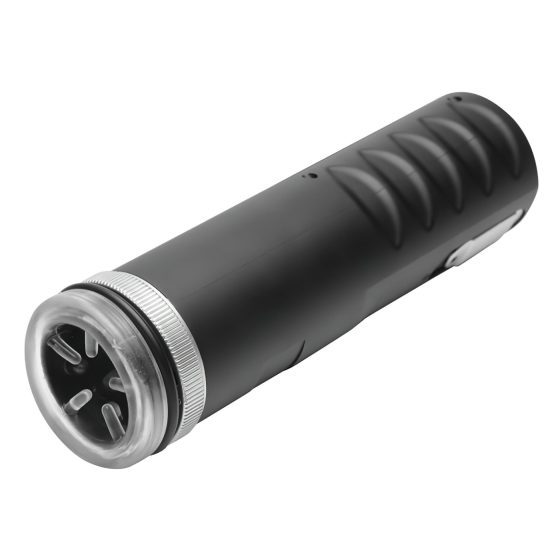 / Master-Bot - pohyblivý měkký trnový ústní masturbátor (černý)