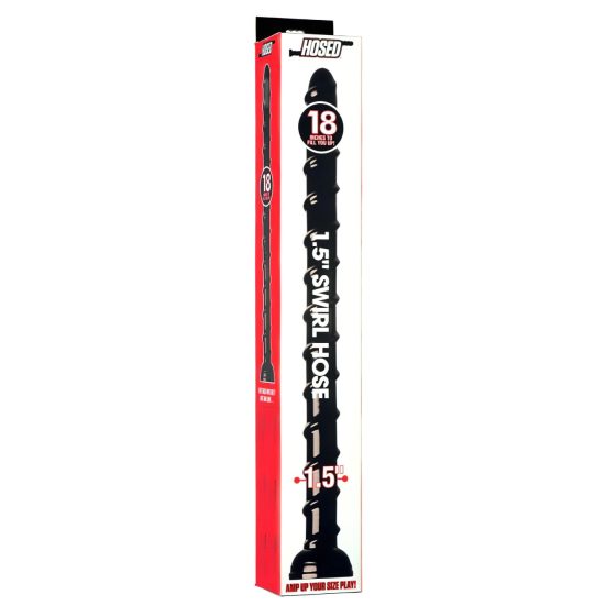 Hadovitý Anální Dildo 18 - Hladký (černý)