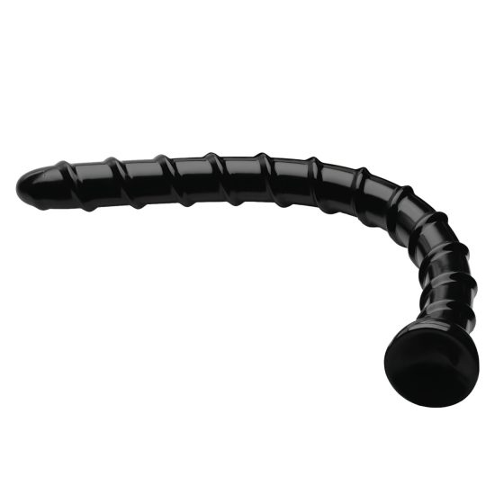 Hadovitý Anální Dildo 18 - Hladký (černý)