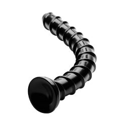   Hosed Swirl Tchick Anální Had 18 - anální dildo (černé)