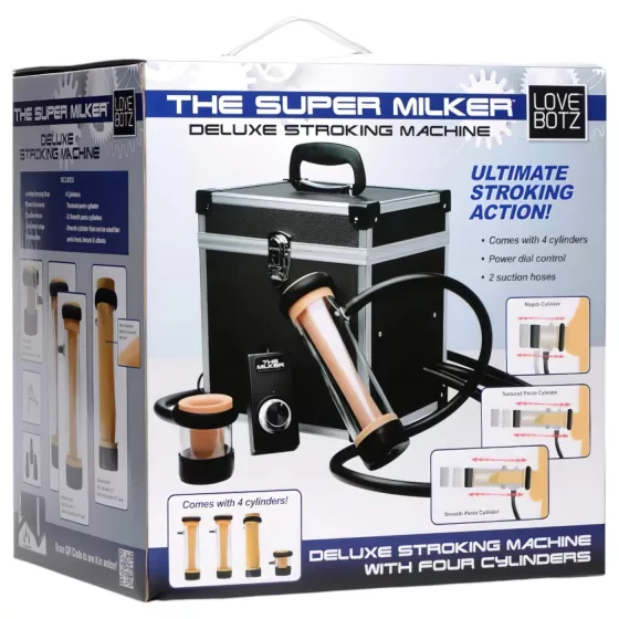 The Super Milker - automatický deluxe masturbátor (černý)