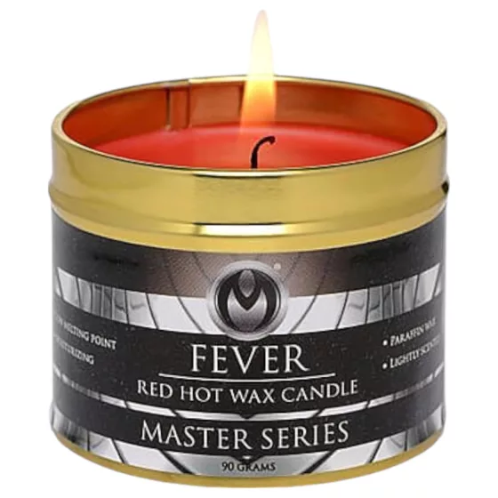 XR Brands - Fever - parafínová tělová svíčka (červená, 120 g)