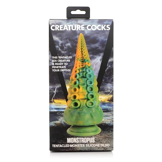 Creature Cocks Monstropus - dildo - 22 cm (žlutá)