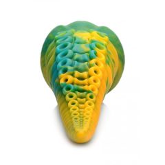   Creature Cocks Monstropus - silikonové dildo s ramenem chobotnice - 22 cm (žlutozelené)