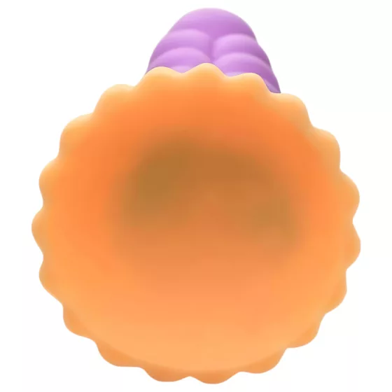 Creature Cocks Mystique - dildo jednorožec - 21 cm - fialovo-žlutá