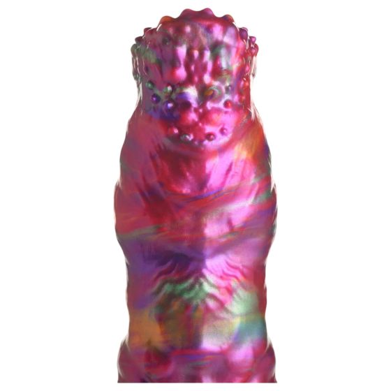 Larvy Creature Cocks - mimozemský ovipozitor dildo (duhové)