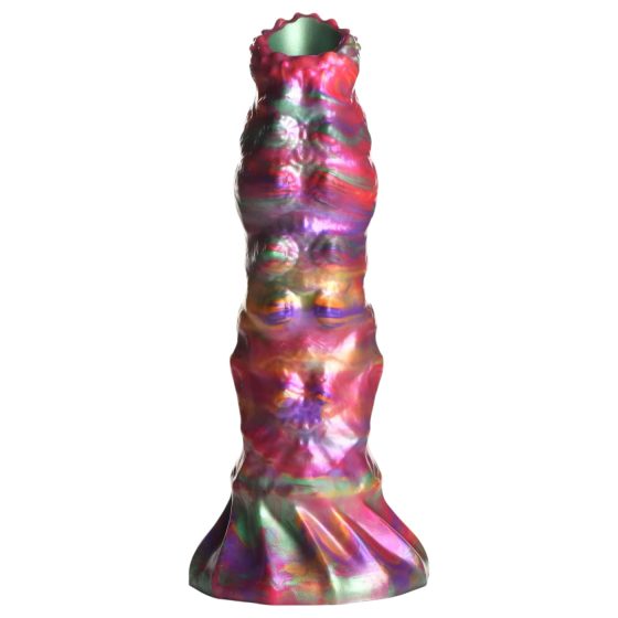 Larvy Creature Cocks - mimozemský ovipozitor dildo (duhové)