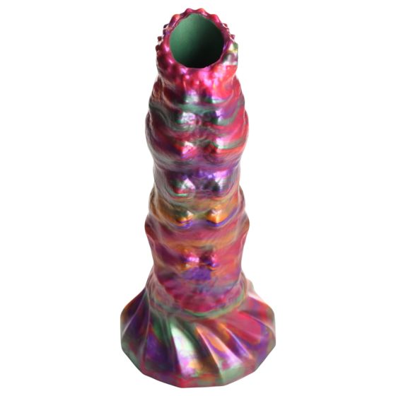 Larvy Creature Cocks - mimozemský ovipozitor dildo (duhové)