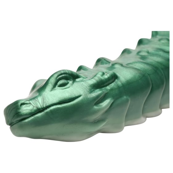 Creature Cocks Cockness Monster - silikonové dildo se svorkami (zelené)