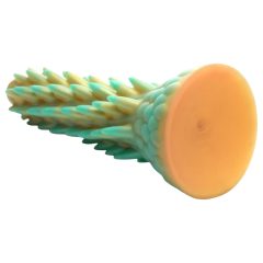 Stegosaurus - silikonové dildo - 20 cm (zelené)