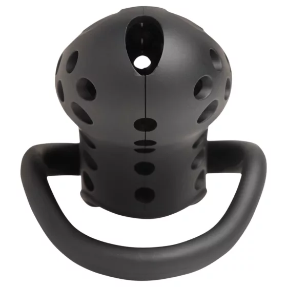 Master Series Lock Down - ventilační penisová klec (černá)