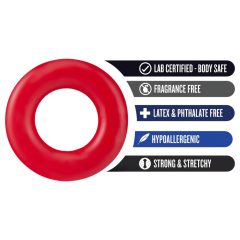 Stay Hard - sada erekčních kroužků (červená)