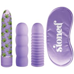   Stoner Bonga Bunga - sada tyčových vibrátorů (4 kusy) - fialová