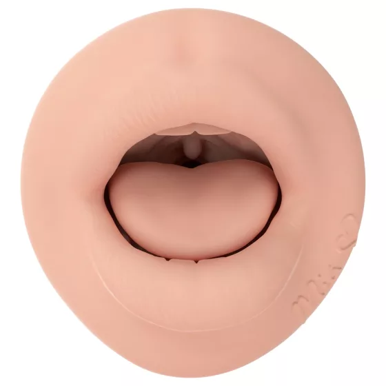 Fleshlight Mia Malkova - realistický masturbátor ústa - tělová barva