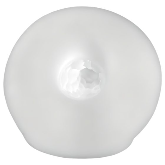 Fat Boy Checker Box - návlek na penis (15cm) - bílý